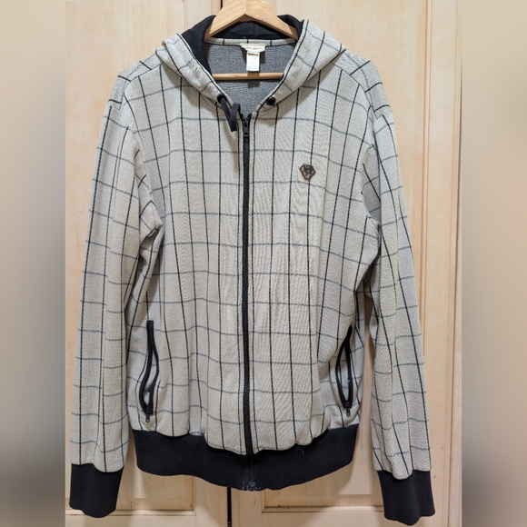Men's Diesel Vintage Checkered Hoodie with Zipper! - Picture 1 of 4